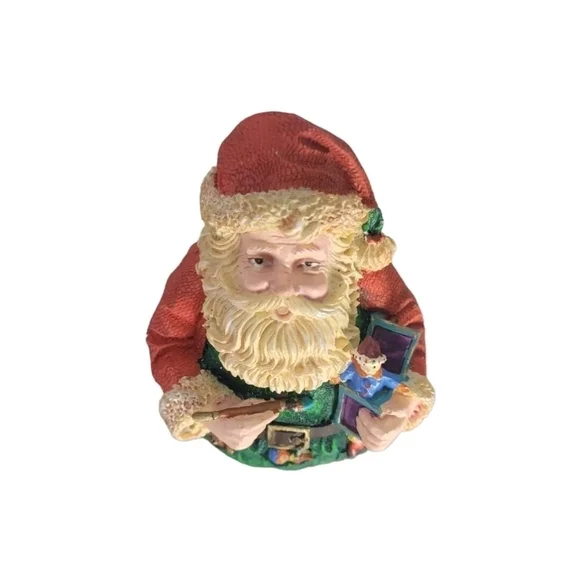 Russ The Legend of Saint Nicholas Sculpt Stone Santa Figurine Holiday #14101 Vtg - Picture 7 of 8